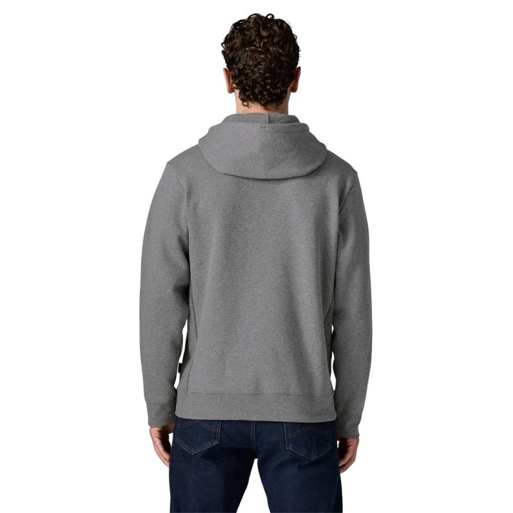 Patagonia Felpa Trekking P-6 Label Uprisal Hoody Gravel Heather Uomo