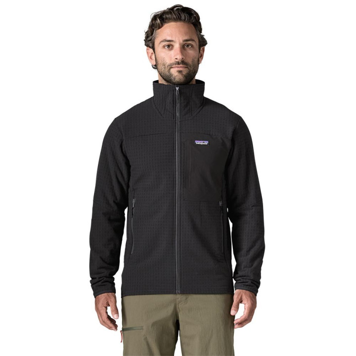 Patagonia Felpa In Pile R2 Techface Nero Uomo