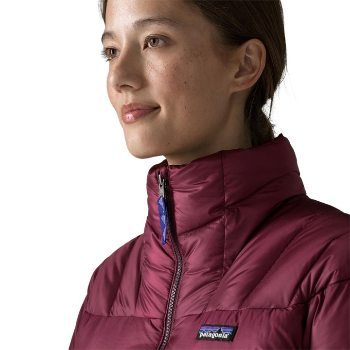 Patagonia Giacca Trekking Piuma Fitz Roy Berry Fig Donna