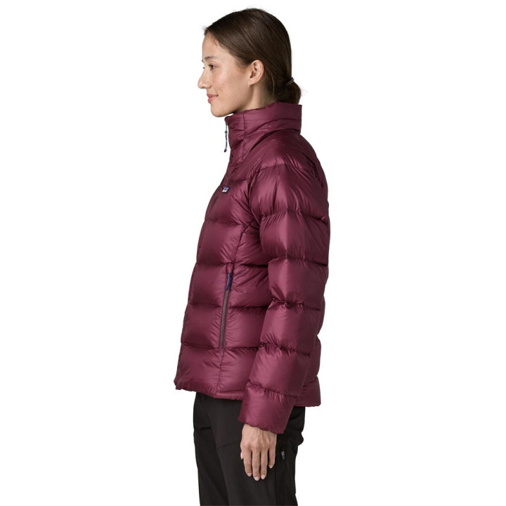 Patagonia Giacca Trekking Piuma Fitz Roy Berry Fig Donna