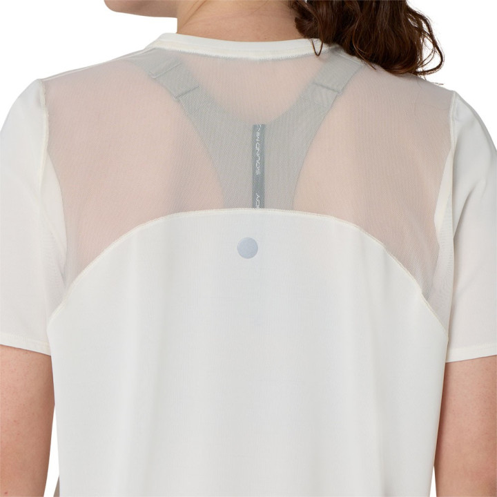 Asics T-Shirt Running Road Cream Donna