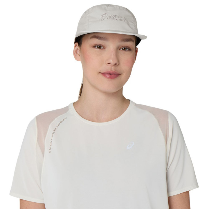 Asics T-Shirt Running Road Cream Donna