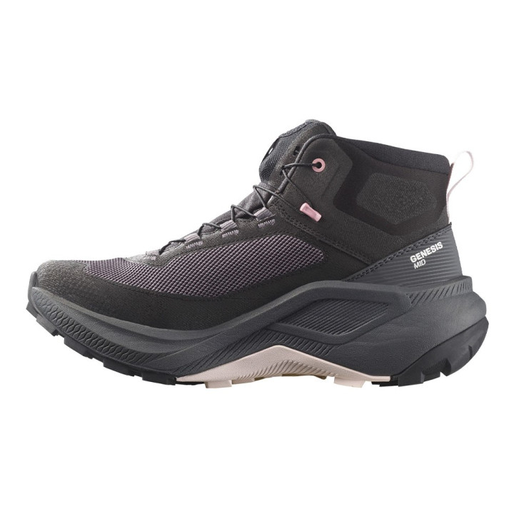Salomon Genesis Mid GORE-TEX Nero Dawn Rosa Lilac Ash - Doposci Donna