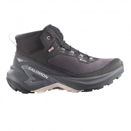 Salomon Genesis Mid GORE-TEX Nero Dawn Rosa Lilac Ash - Doposci Donna