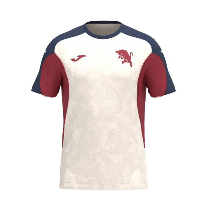 Joma Sport Maglia Maniche Corte Torino Training Bianco Granata Uomo