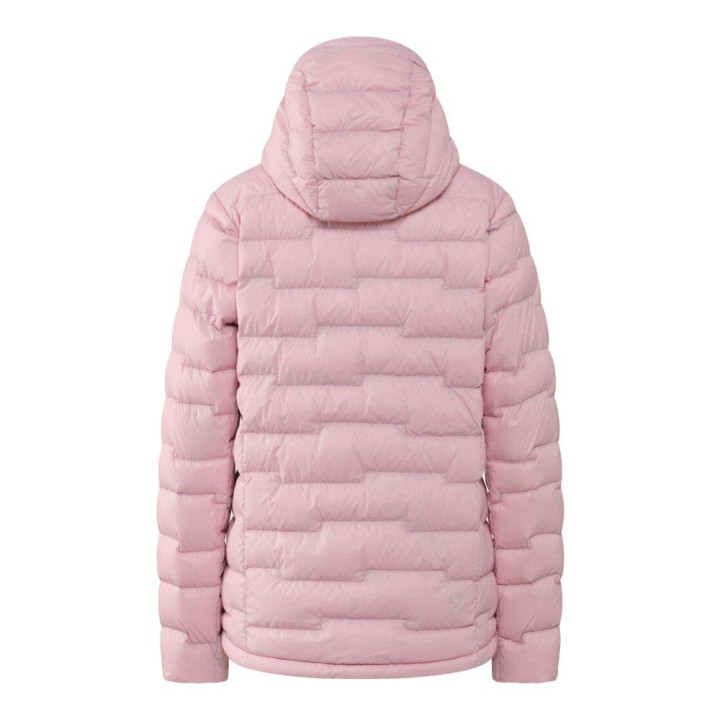 Haglofs Giacca Trekking Piuma Roc Flash Hood Dusty Rose Donna