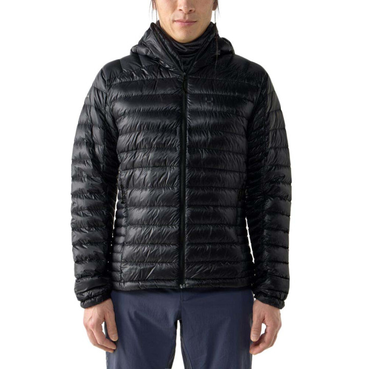 Haglofs Giacca Trekking Piuma L.I.M.Down Ii Hood True Nero Uomo