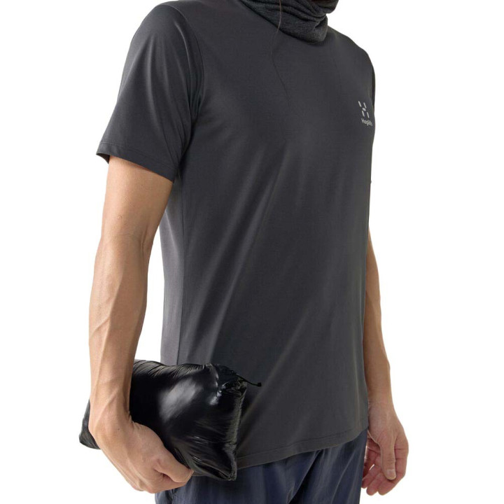 Haglofs Giacca Trekking Piuma L.I.M.Down Ii Hood True Nero Uomo