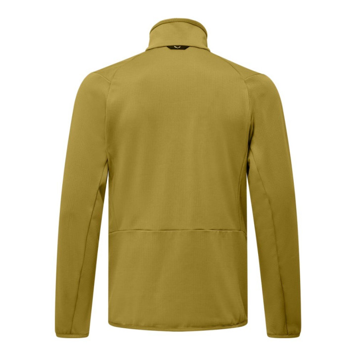 Salewa Felpa In Pile Puez Cammino Olive Oil Uomo