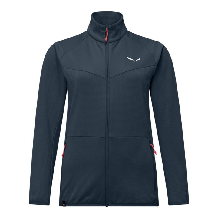 Salewa Felpa In Pile Puez Cammino Blueberry Donna