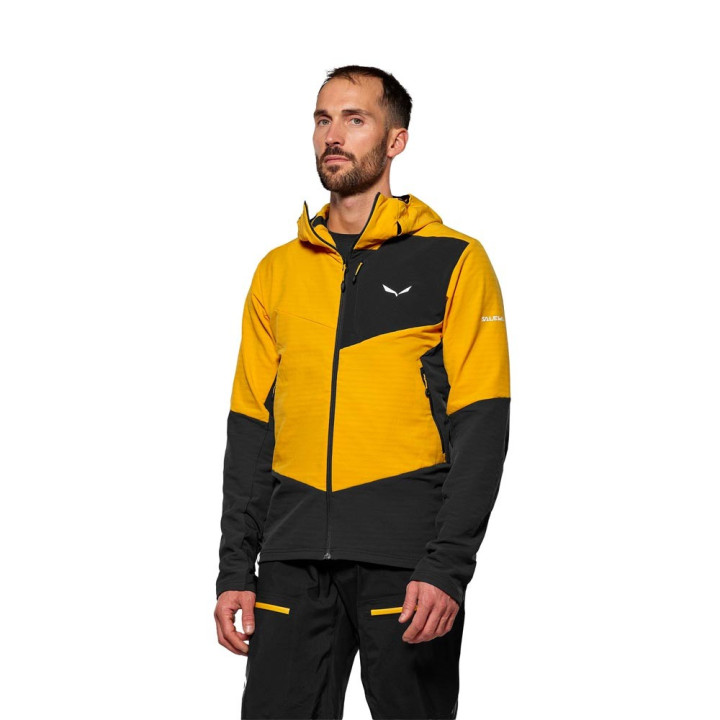 Salewa Felpa In Pile Ortles Pro Hd Oro Uomo