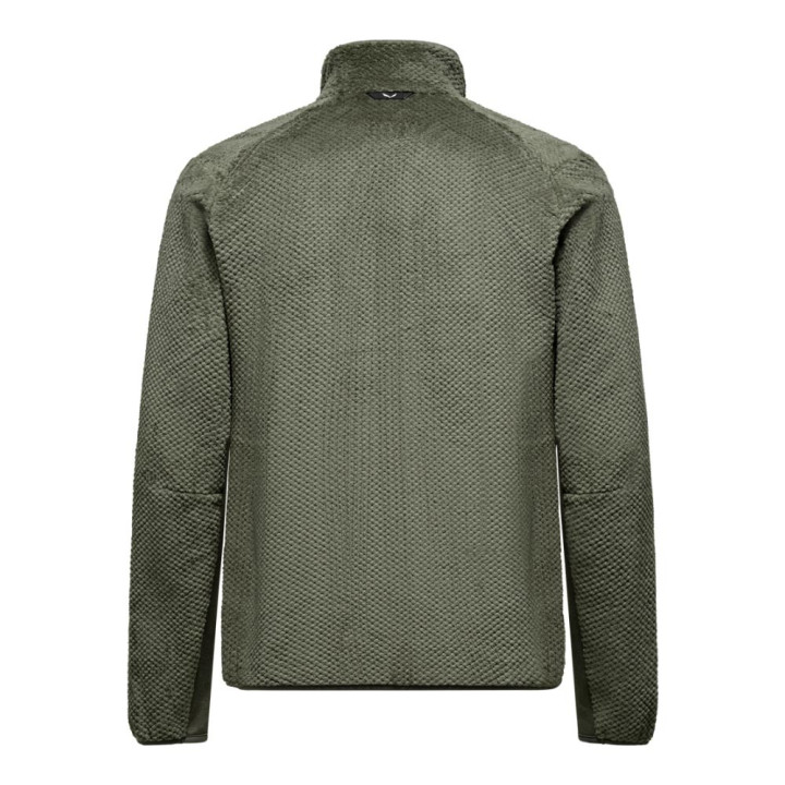 Salewa Felpa In Pile Puez Warm Faded Verde Uomo