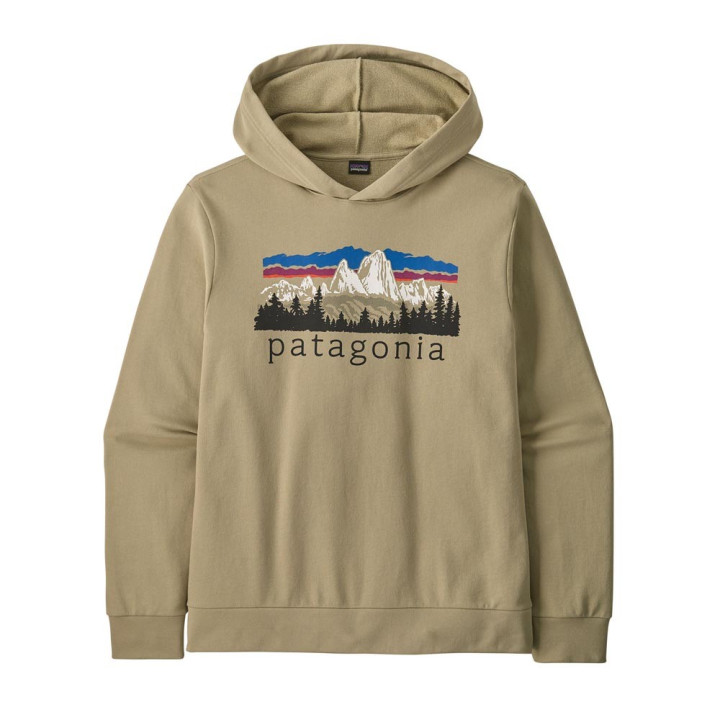 Patagonia Felpa Trekking Fitz Roy Foothills Daily Hoody Weathered Stone Uomo