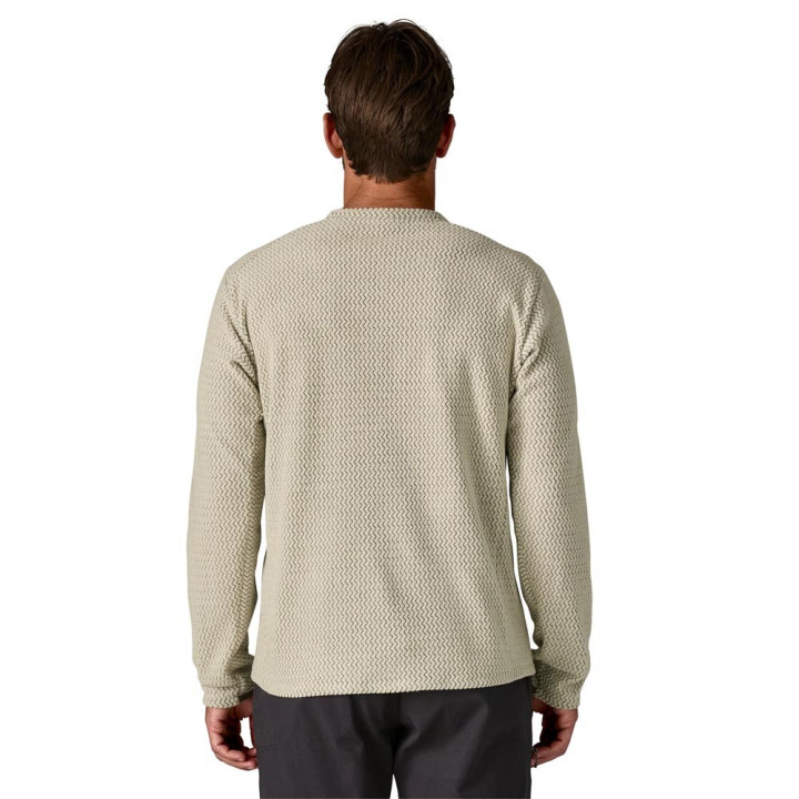 Patagonia Felpa In Pile R1 Air Crew Pelican Uomo