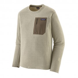 Patagonia Felpa In Pile R1 Air Crew Pelican Uomo