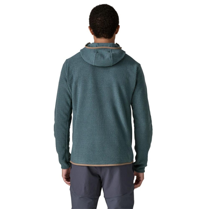 Patagonia Felpa In Pile R1 Air Full-Zip Hoody Summit Blue Uomo