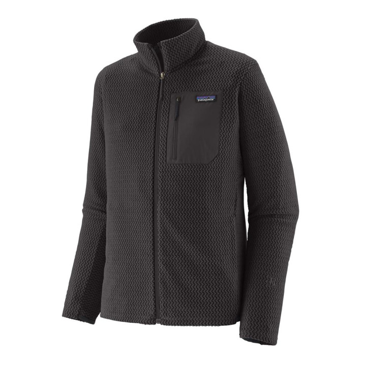 Patagonia Felpa In Pile R1 Air Nero Uomo