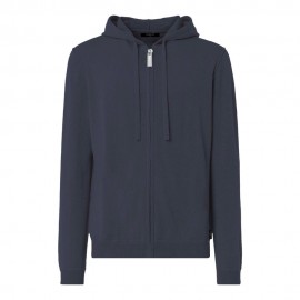 Maniche Lunghe Con Cappuccio blu