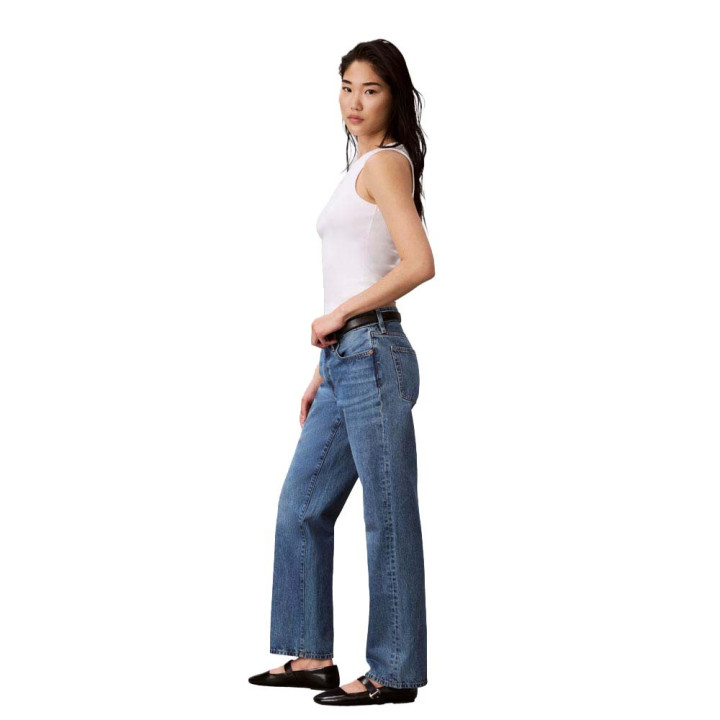 Calvin Klein Jeans Low Rise Modern Straight Blu Donna