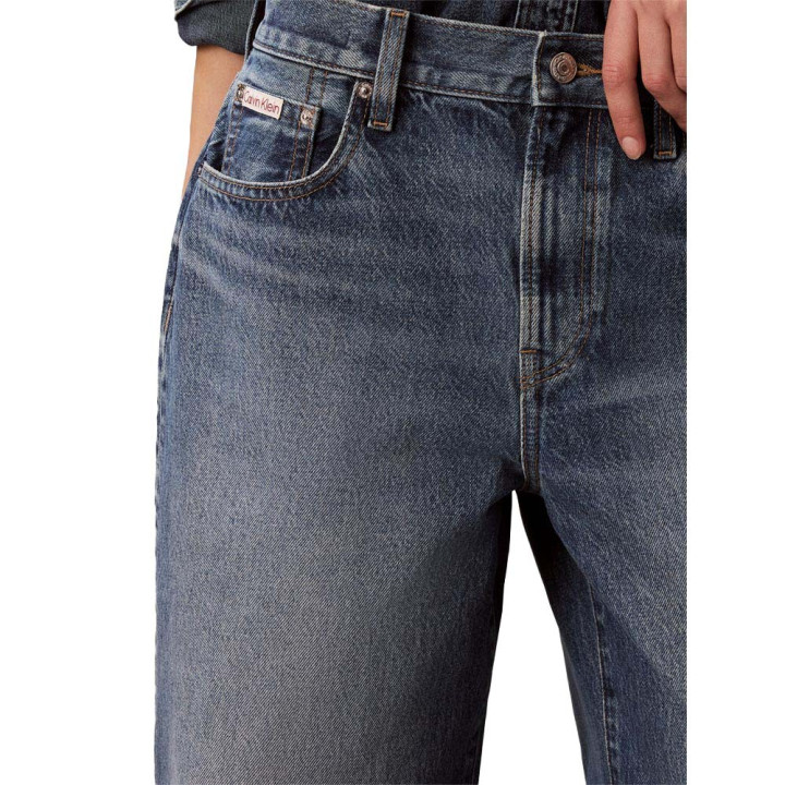 Calvin Klein Jeans The Wide Leg Aged Saphire Blu Donna