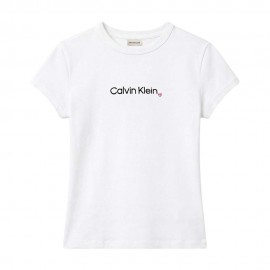 Slim Fit Heart logo bianco