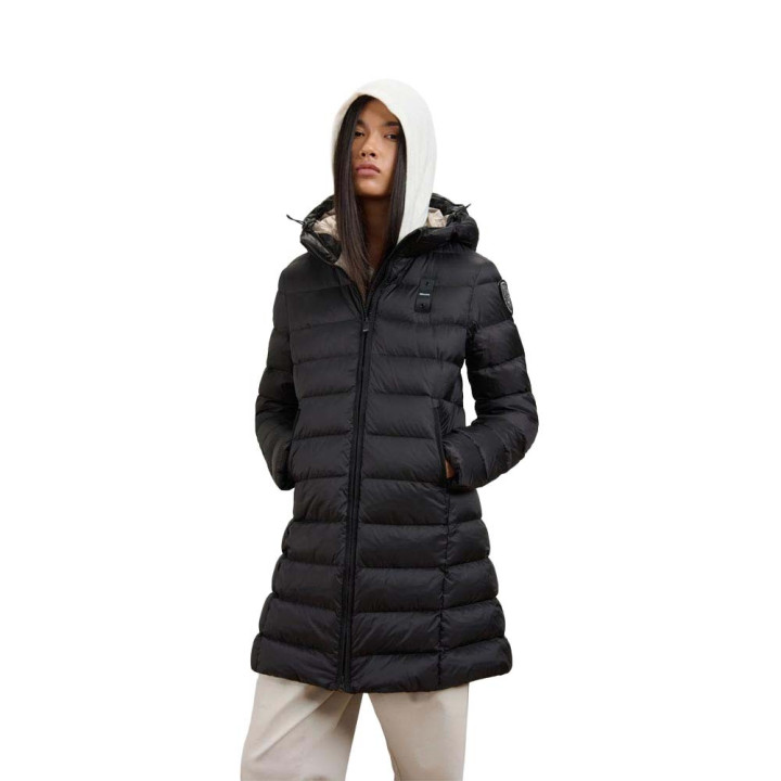 Blauer Piumino Lungo Agnes Nero Donna