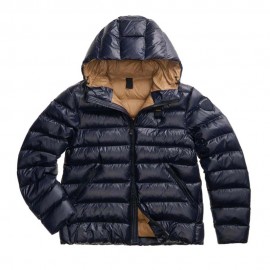 Blauer Piumino Con Cappuccio Adams Blu Uomo