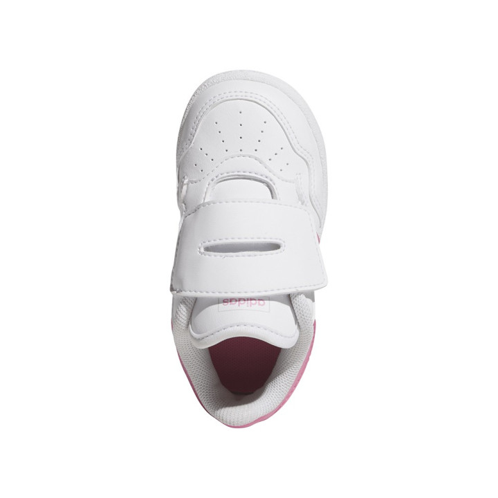 ADIDAS Hoops 4.0 Td Bianco Rosa - Sneakers Bambina
