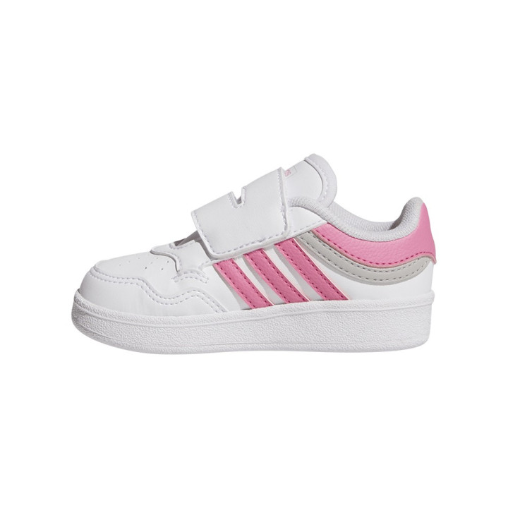 ADIDAS Hoops 4.0 Td Bianco Rosa - Sneakers Bambina