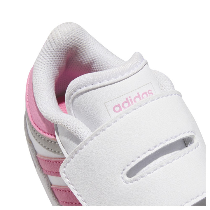 ADIDAS Hoops 4.0 Td Bianco Rosa - Sneakers Bambina