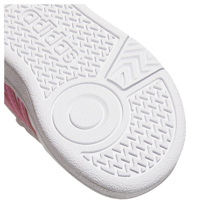 ADIDAS Hoops 4.0 Td Bianco Rosa - Sneakers Bambina