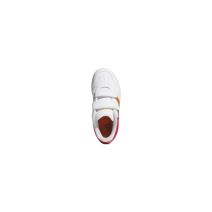 ADIDAS Hoops 4.0 Ps Bianco Rosso Arnacio - Sneakers Bambino