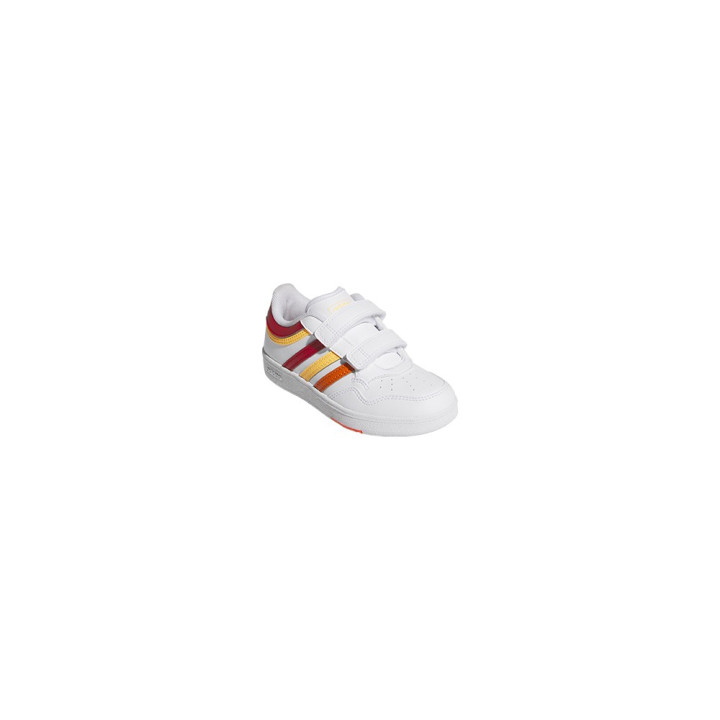 ADIDAS Hoops 4.0 Ps Bianco Rosso Arnacio - Sneakers Bambino