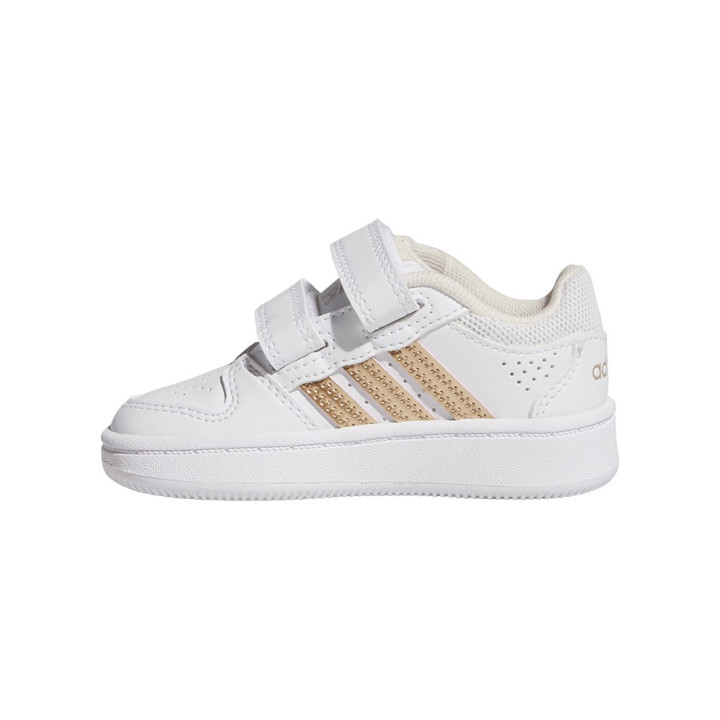 ADIDAS Hoops Classic Cf Td Bianco Oro - Sneakers Bambina