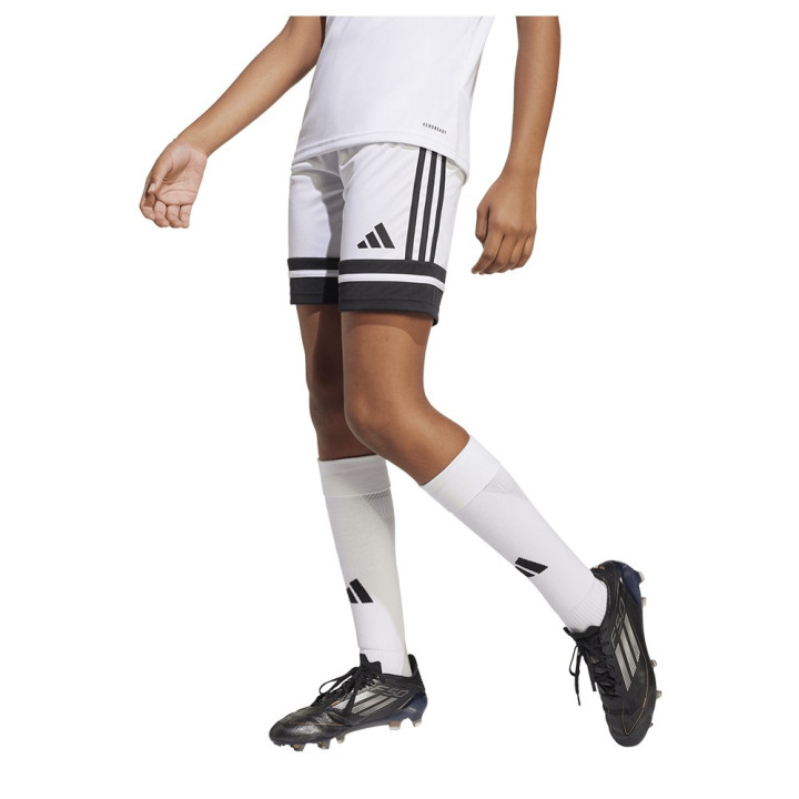 ADIDAS Pantaloncini Calcio Squadra 25 Bianco Nero Bambino