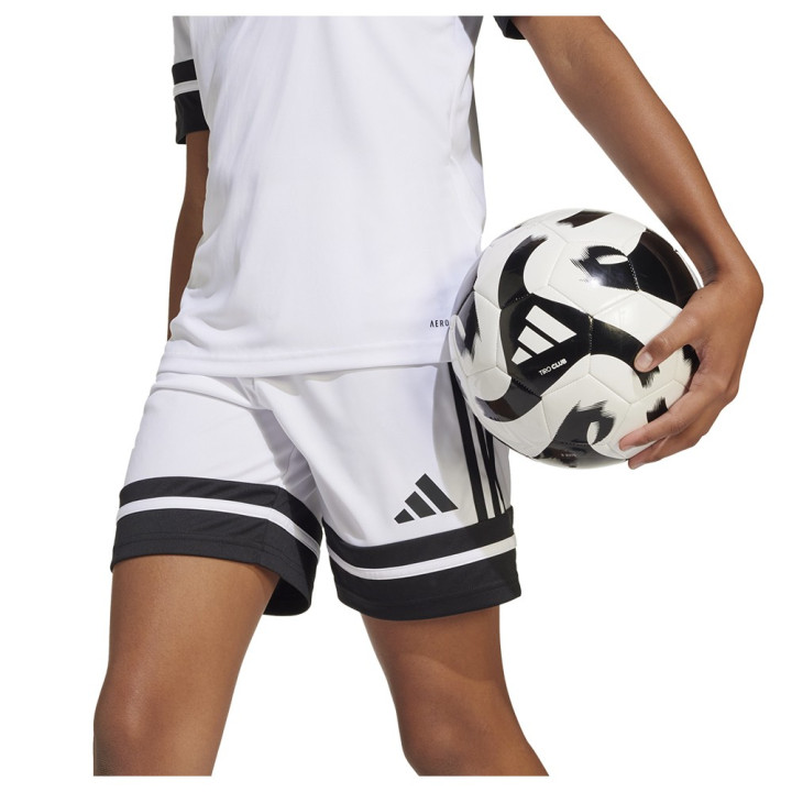 ADIDAS Pantaloncini Calcio Squadra 25 Bianco Nero Bambino