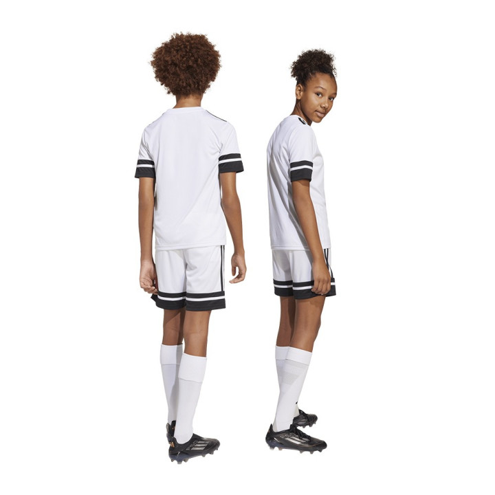 ADIDAS Pantaloncini Calcio Squadra 25 Bianco Nero Bambino