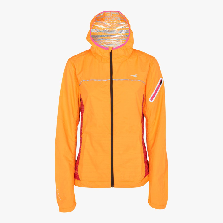 Diadora Giacca Run W Wind Arancio