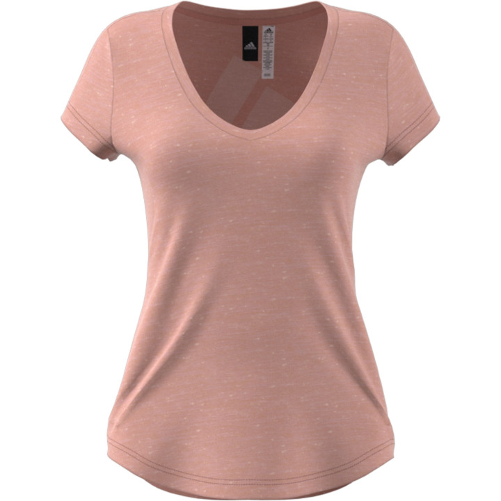 Adidas Originals T-Shirt W Collo Ampio Ess  Rosa