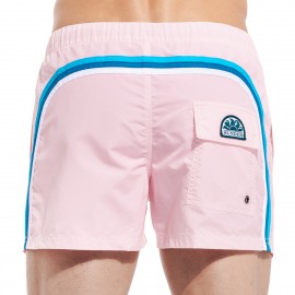 U Elastico Bottone rosa