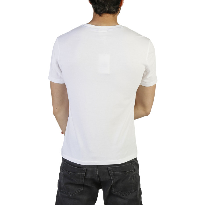 Think Pink T-Shirt U Scritta  Bianco