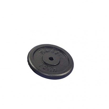 Get Fit Black Plate Disco Ghisa 10 Kg