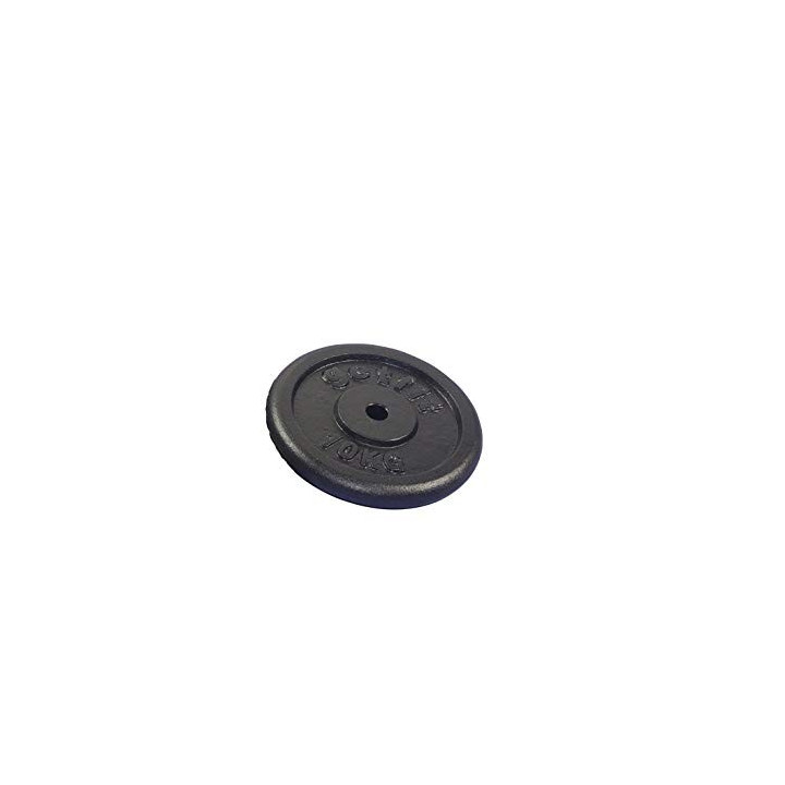 Get Fit Black Plate Disco Ghisa 10 Kg