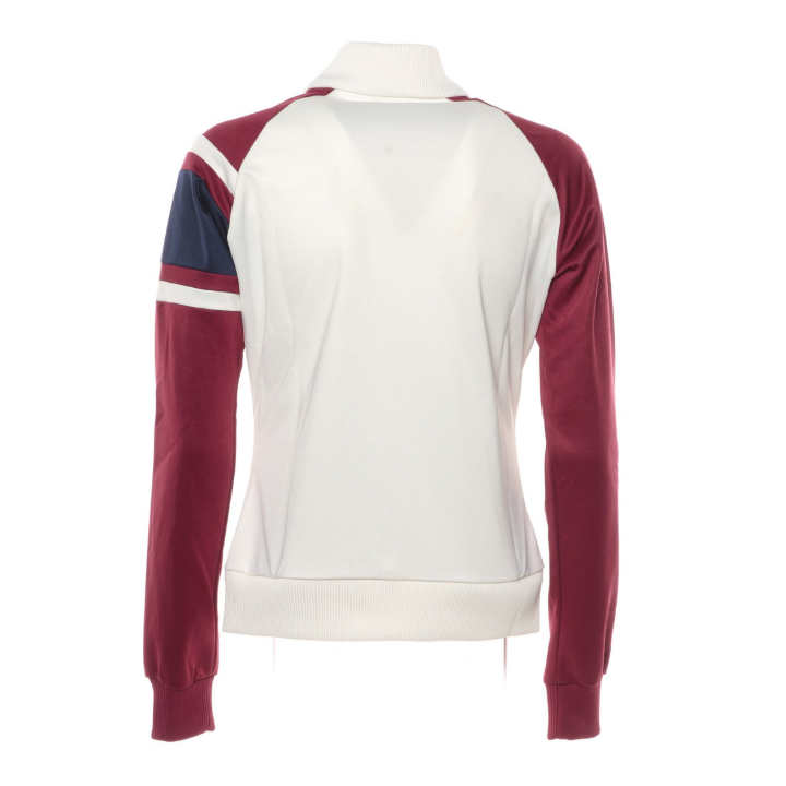 Diadora Giacca Con Cerniera Zip 80s Bianco Donna