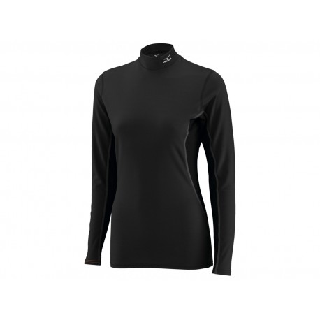 Mizuno Bt T-Shirt Ml Run Lupetto Middleweight Black Donna