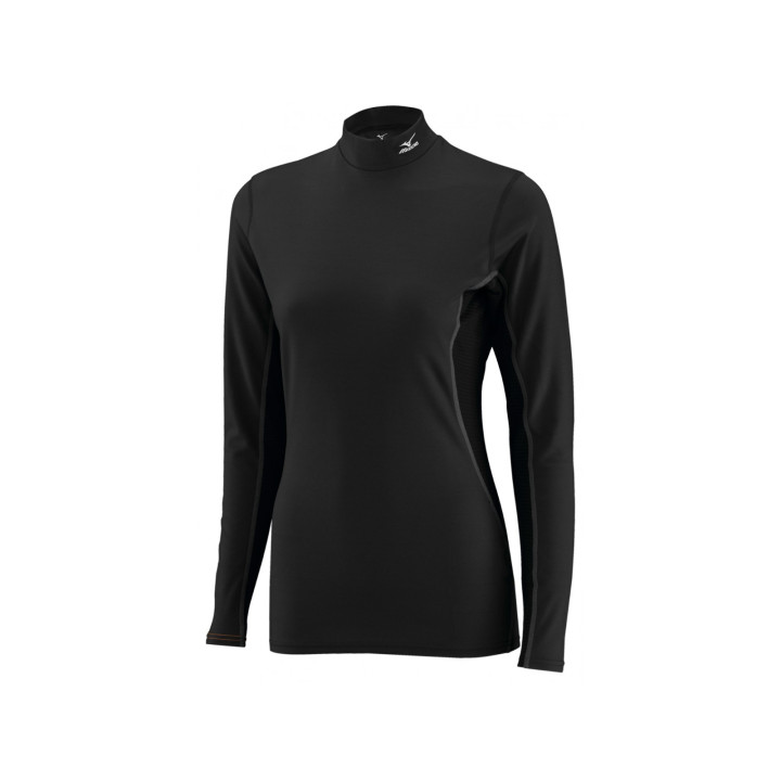 Mizuno Bt T-Shirt Ml Run Lupetto Middleweight Black Donna