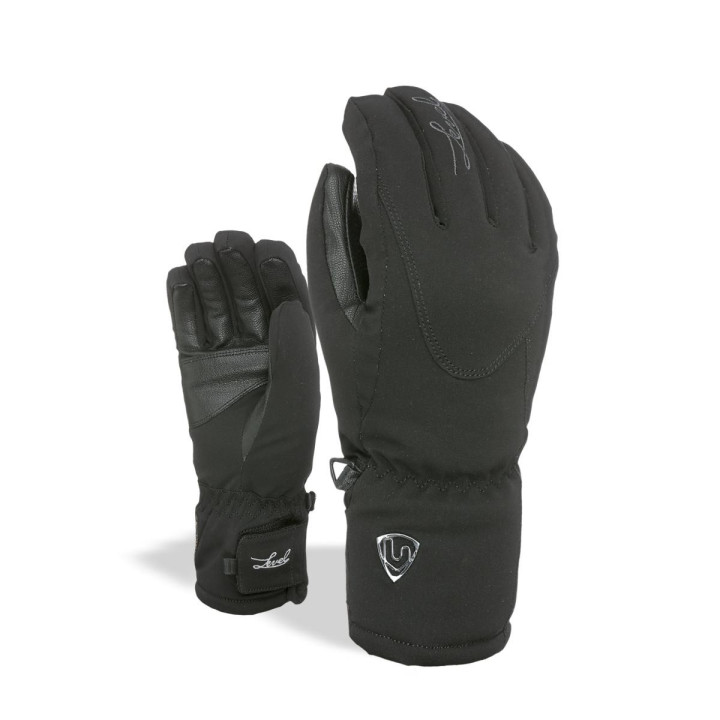 Level Guanti Sci Alpine Nero Donna