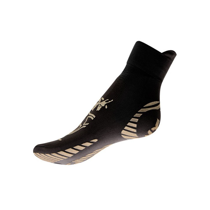R-Evenge Calze Palestra Pilates 1 Finger Nero Oro Uomo