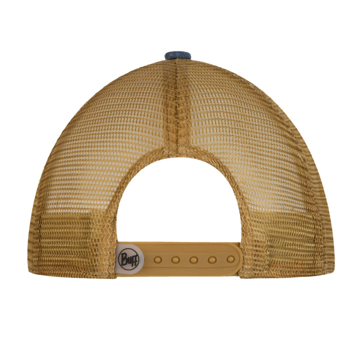 Buff Cappello Trekking Trucker Ocra Blu Uomo