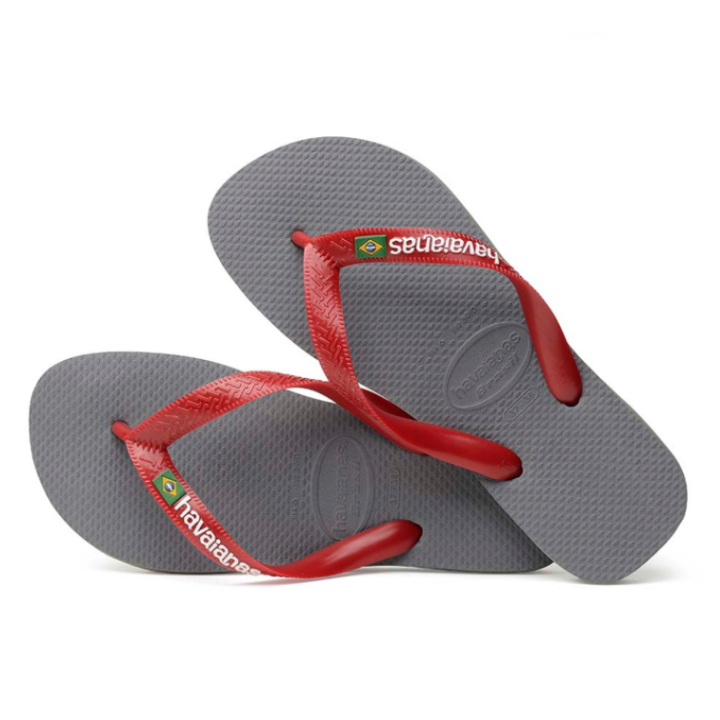 Havaianas Infradito Mare Brasil Logo Grigio Uomo